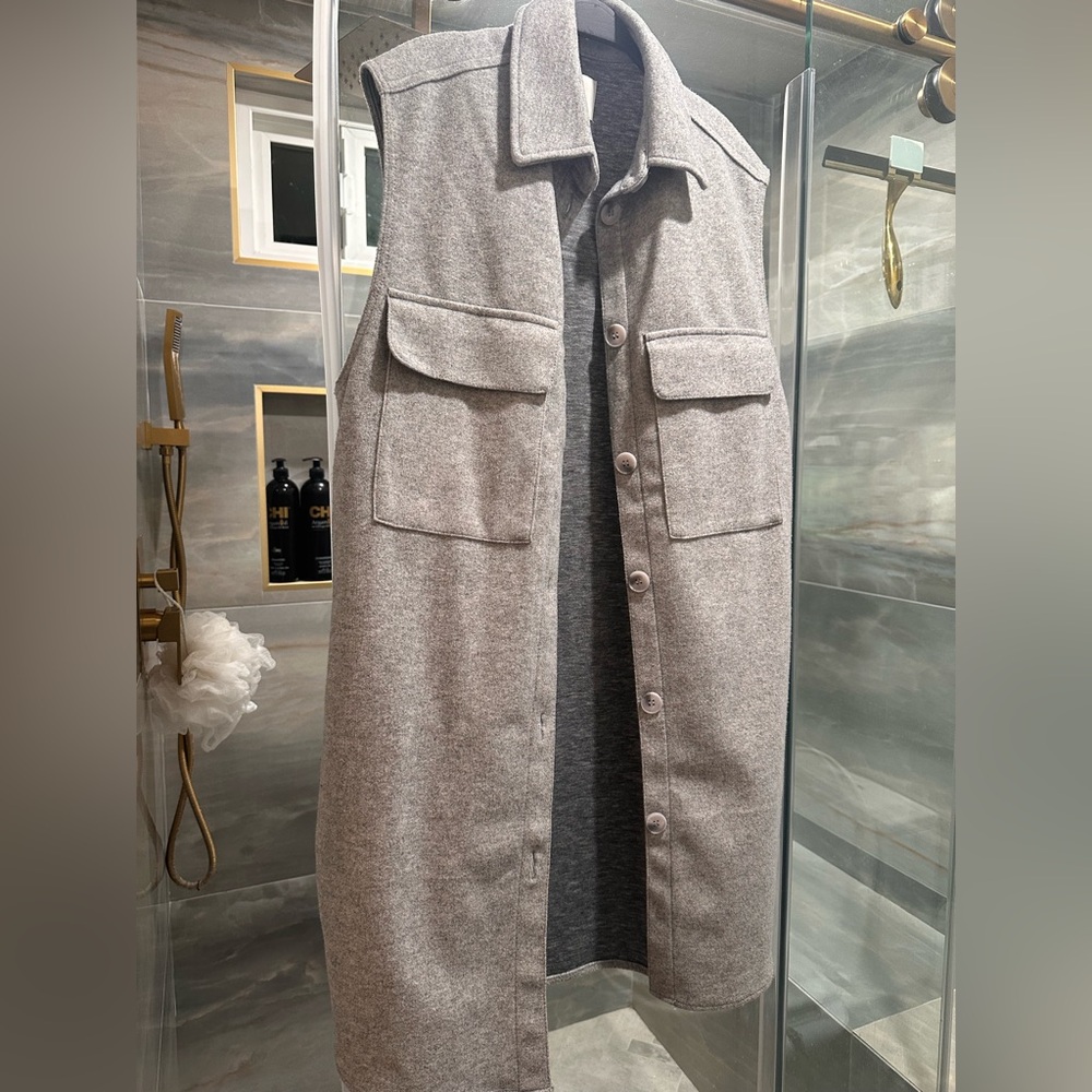 H&M wool vest grey